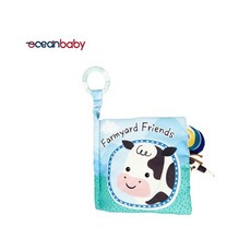 Ocean Baby互動感知布書 柔軟布料 聲響設計 刺激視覺發展, 開心農場