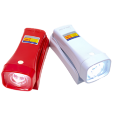 송광산업 LED 휴대용 조명등 + 배터리, 1개, 레드