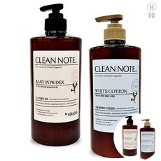 두피딥클렌징 샴푸 고영양 트리트먼트 코튼 베이비파우더 향 건성 바디워시, 클린노트샴푸800ml(베이비파우더향)