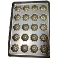 樸樂烘焙材料 千代田金屬 20連迷你咕咕洛夫 專業大盤Chiyoda Kinzoku, 1個