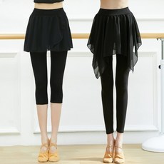 발레 바지 모달 댄스 스커트 팬츠 여성용 여름 발레복 연습복 레깅스 무용복 땀복