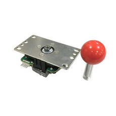 SANWA日本原裝可拆式搖桿 四/八方向遊戲控制桿 JLFD-TP-8YT分離式設計, 1個, 三和控制桿可拆式四方向搖桿-圓型桿頭