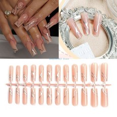 D5 거짓 장식에 덮개 압박 손톱 가을 소용돌이, 1개