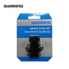 [시마노] 자전거 브레이크 슈 세트 R55C4 (알류미늄 휠셋 시마노 스램) - 픽시 로드, 105 패드 - 실버, 1개