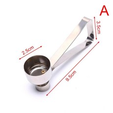 금속 계란 가위 쉘 커터 오프너 삶은 생 오픈 주방 도구, 1. A, Color: 1. A, 1개
