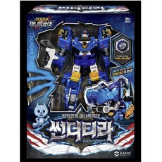 미니특공대 최강공룡 시즌7 썬더티라 로봇장난감, 블루, 1개