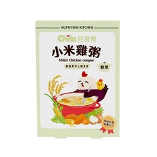 Chila 兒食樂 小米雞粥 野菜口味, 1個, 300g