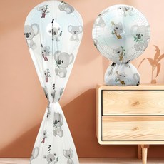 코알라 패턴 선풍기 커버 패브릭 먼지방지 보관 덮개 가정용 스탠드형, 펜더