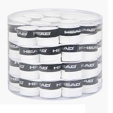 오리지널 헤드 오버 그립 미끄럼 방지 테니스 라켓 스웨트 밴드 그립 Padel 충격 흡수 그립 테이프 훈련 액세서리 60 개, 9) dry white, 1개