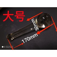 분채용 뮬러 분쇄 석채 민화 조색 투명 분채갈이 바닥 투명 원형 헤드 대형, 1개