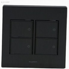 나노 아트2 블랙 4구 스위치 모던감성 네버튼, 상세페이지 기재