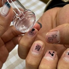 YMst 투명 실리콘 꾹꾹이 네일 스탬프, 1개, 상세페이지 참조