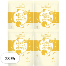 아무것도 넣지않은 동결건조 칩, 28개, 15g