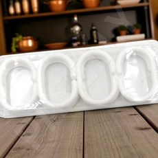 커튼고리화이트세트 C형 화이트 12개입