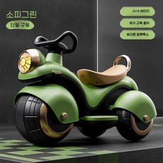 어린이용 오토바이 어린이장난감 삼륜바이크 붕붕카, C. 표준 소피 그린 380모터, 1개