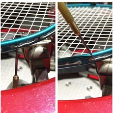 笨笨小舖 拉線過孔鉤 羽毛球拍 - 拉穿鉤 過線孔 壓過孔鉤拉線鉤, 1個