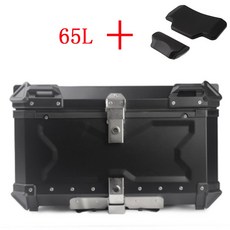 범용 오토바이 알루미늄 합금 퀵 릴리스 수하물 BMW S1000RR K1200S R1200ST F800GT F800ST R1200GS 용 65L 80L X 타입, Black 2