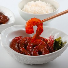 바다사나이 손질완료 밥도둑 순살 양념 깐새우장 300g, 1개