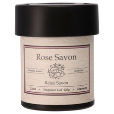Carmate Relax Savon 凝膠芳香消臭劑, 玫瑰香皂, 1罐