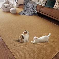 혜신 대형 고양이 스크래쳐 카페트 페트 매트, 1개, 브라운