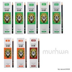 문화연필 연필 더존, 4B, 24개