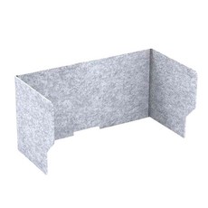 책상 칸막이 가림판, 실버, 실버