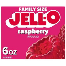 Jell-O 오렌지 젤라틴 디저트 믹스 패밀리 사이즈 170g(6온스) 박스, 6온스(1팩)