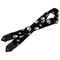 Spice Note 스파이스 노트 기타 스트랩 Printing Fablic Series Foot Prints ESPP50FP/BLK 블랙, 상세페이지 참조, 1개
