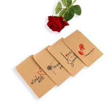 감사 종이 봉투 10개입 디자인 사진 메세지mar9+1tON