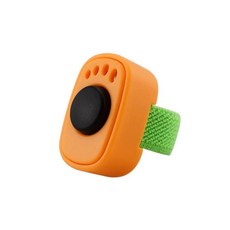 엄지손가락 훈련 인터랙티브 사운드 클리커 필요 개와 고양이 긍정적 보상 훈련기, 1개, 5. Orange