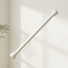 JEWAY 고강도 초강력 스테인리스 길이조절 압축봉, 화이트