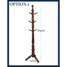 원목 스탠드 옷걸이 물푸레 라이트, 엔틱