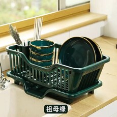 주방 조리대용 고드레와일드 공간 식기 절약형 건조대 홀더가 조리대 선반 배수판이 않은 싱크, N. Dark gen