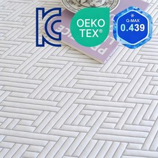 [한정특가] Cozy Aura 파워쿨링 냉감 침대 패드 쿨매트 고정밴드형 KC인증, 퀸