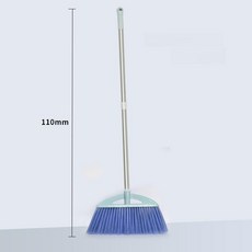 머리카락 미용실빗자루 천연갈대 발생 2단 단일 청소용 레드 쓰레받기 대형, 1개, F.338블루소프트헤어스테인레스스틸폴포함가정용