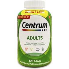 Centrum 善存 成人男女綜合複合維生素425片【美國COSTCO直送】, 1個, 425片