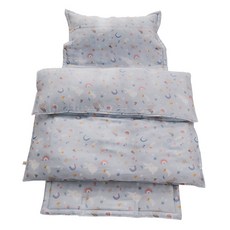 絲薇諾 MIT 60支LF天絲萊賽爾 冬夏兩用兒童睡袋 (彩虹波波)