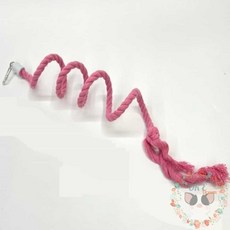 앵무새 로프 횟대 1m 새장꾸미기 앵무새놀잇감, 1개, 상세페이지 참조