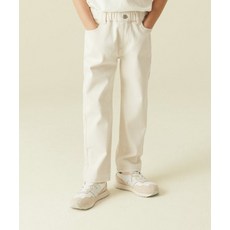무신사 스탠다드 MUSINSA STANDARD KIDS 테이퍼드 밴딩 데님 팬츠 [크림] MKBNP3Z03-CR 418632