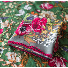 2장 3장 세트 대형 예쁜 국산 면 100 거즈 에티켓 스카프 단체 모임 선물