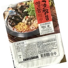 굴짬뽕 영동 냉동 750g 식자재 업소용 식당용 대용량, 1개