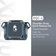 XILETU 퀵 릴리스 숄더 스트랩 베이스 카메라 슬링 Fujifilm canon 호환 sony 호환가 포함된 빠른 플레이트, 02 XQC-1 kit