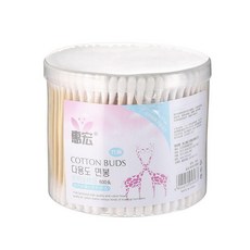 惠宏 雙頭多用棉簽 600頭, 1個, 盒裝方便衛生（一盒裝）, N/A