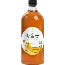 스윗쿡 식초앤 천연 자연 발효 바나나식초 수제100%, 1개, 1L