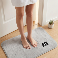 ErrifY 빨아쓰는 발매트 물세탁 화장실 주방, 그레이