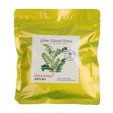 실크 플로라 글로미 천연헤나 염색약, 블랙, 1개