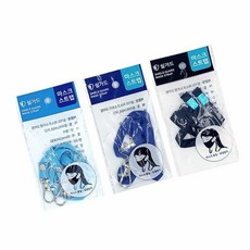 MN 마스크스트랩 고리형 개별포장 하늘 10개 지킴이