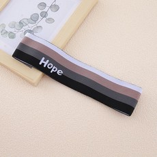 時尚運動髮帶女春夏瑜伽薄款頭帶字母髮箍跑步健身吸汗頭飾束髮帶, 1個, 字母髮帶黑色