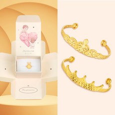 골드베베 24K 순금 공주팔찌[무료패키지] 돌팔찌 아기 첫돌 돌잔치 돌선물 3.75g 7.5g 11.25g