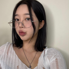 드리뮤즈 트렌디 유니섹스 긱시크 원형 무테 안경테